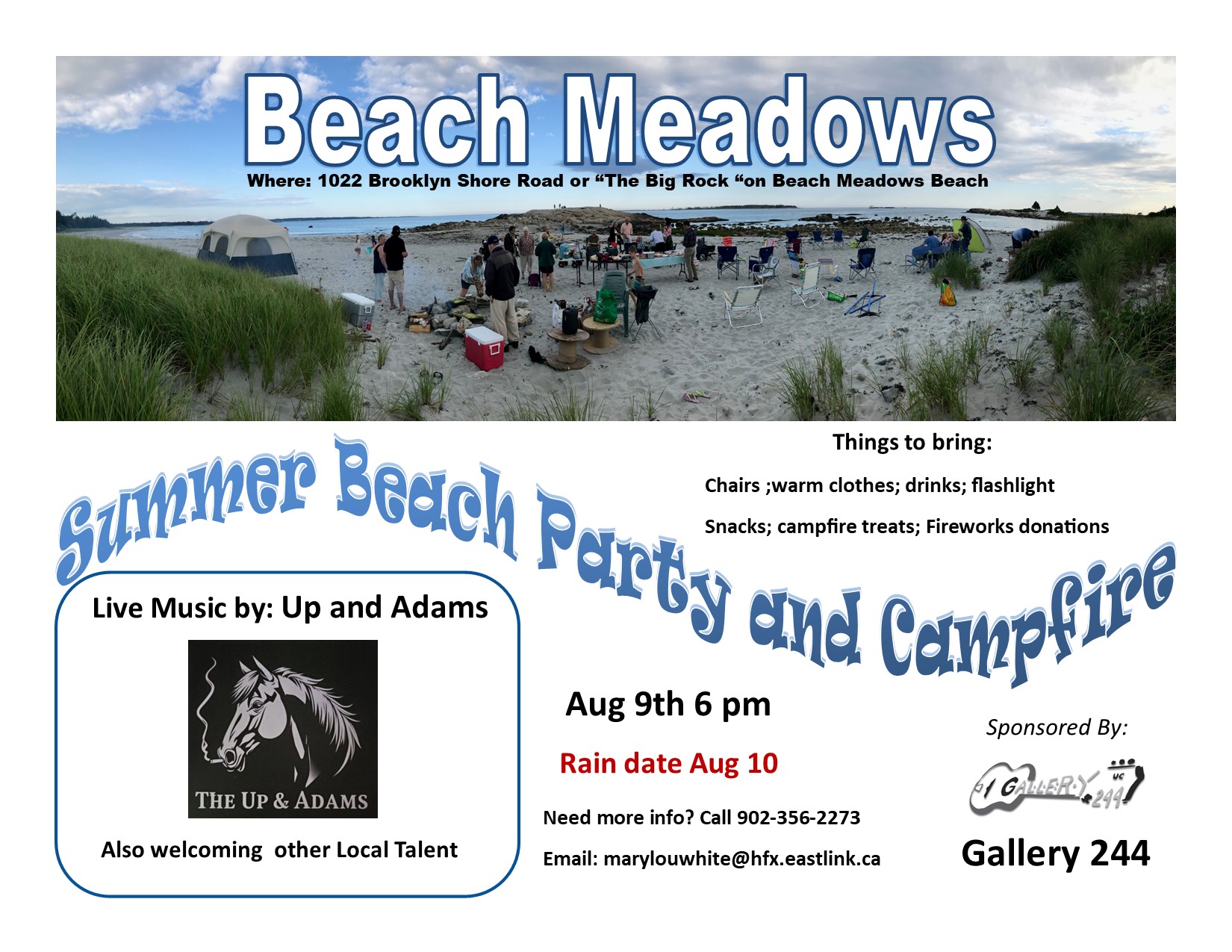 Beach Meadows Party 2025 poster